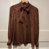 Blouse Saint-Laurent vintage lavallière T36/S