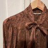 Blouse Saint-Laurent vintage lavallière T36/S