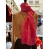 Echarpe longue Courreges vintage soie