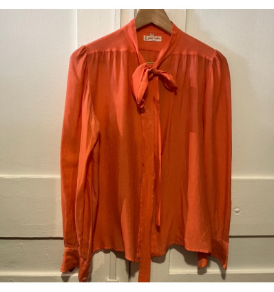 Blouse Jean Halm soie vintage