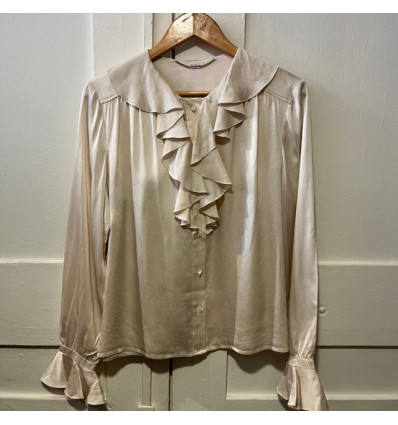 Blouse Celine vintage frou frou TL