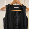 Robe Saint-Laurent vintage lin T36