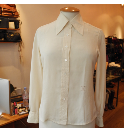 Chemise en soie vintage Celine taille 36