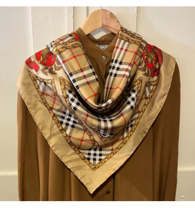 Carré Burberrys vintage soie