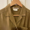 Blouse Georges Rech synonyme soie vintage T40