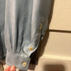 Blouse Saint-Laurent vintage soie T1 bleu ciel