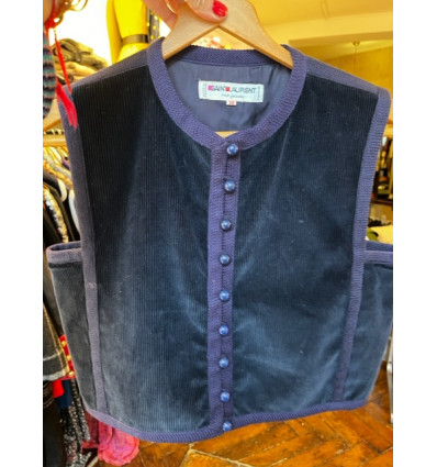 Gilet sans manches Saint Laurent velours