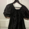 Blouse Kenzo vintage smockée noire TS