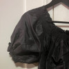 Blouse Kenzo vintage smockée noire TS
