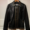 Veste simili cuir Moschino jeans clouté TL