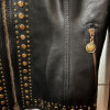 Veste simili cuir Moschino jeans clouté TL