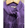 Blouse Saint-Laurent vintage lavallière violette T36
