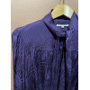 Blouse Saint-Laurent vintage lavallière violette T36