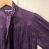 Blouse Saint-Laurent vintage lavallière violette T36