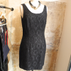 Robe en dentelle rétro noire T38 ou 40