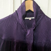 Blouse Saint-Laurent vintage lavallière violette T36