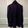 Blouse Saint-Laurent vintage lavallière violette T36