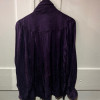 Blouse Saint-Laurent vintage lavallière violette T36