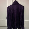 Blouse Saint-Laurent vintage lavallière violette T36