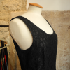 Robe en dentelle rétro noire T38 ou 40
