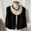 Gilet sans manches David Molho TS/M velours or