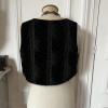 Gilet sans manches David Molho TS/M velours or