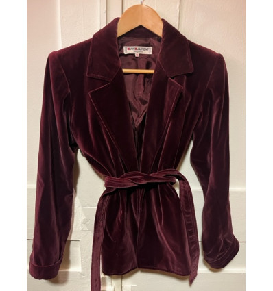 Veste Saint-Laurent vintage velours T38