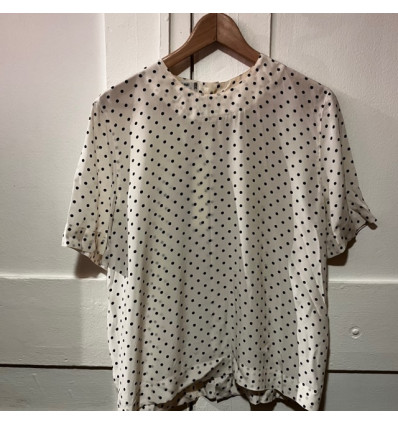 Blouse Celine vintage T42 pois