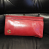 Pochette CARVEN cuir bordeaux