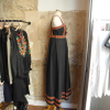 Robe vintage à bretelles