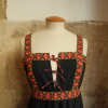 Robe vintage à bretelles