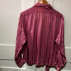 Blouse saint-Laurent vintage soie lavallière rose T3