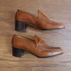 Mocassins Hermès cuir taille 36