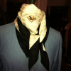 Carré Yves Saint Laurent pois vintage
