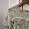 Top crochet vintage hippy chic TS