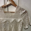 Top crochet vintage hippy chic TS