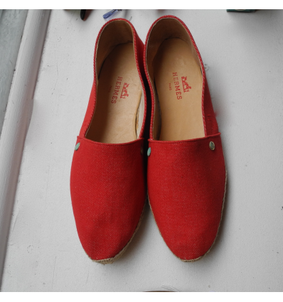 Paire d'espadrilles Hermès