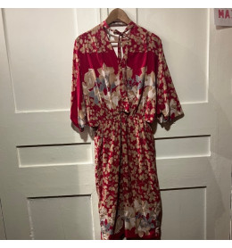 Robe Lanvin Vintage Des Années 80 En Soie - Taille 34 - Occasion Très Bon État