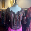 Blouse Kenzo vintage ikat T38