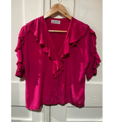 Blouse Emmanuelle Khanh vintage soie TM