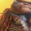 Chale Christian Dior vintage laine imprimé cachemire