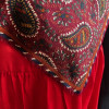 Chale Christian Dior vintage laine imprimé cachemire