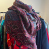 Chale Christian Dior vintage laine imprimé cachemire