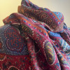 Chale Christian Dior vintage laine imprimé cachemire