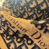 Carré Christian Dior monogramme vintage coton
