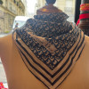Carré Christian Dior monogramme vintage coton