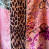 Poncho soie mousseine Galliano