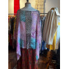 Poncho soie mousseine Galliano