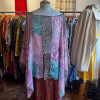 Poncho soie mousseine Galliano
