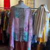 Poncho soie mousseine Galliano